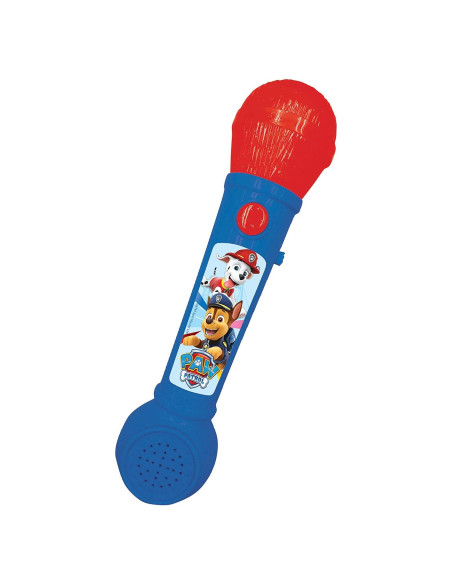 Micrófono Infantil Lexibook Patrulla Canina con Luz y Altavoz