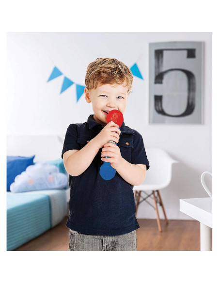 Micrófono Infantil Lexibook Patrulla Canina con Luz y Altavoz