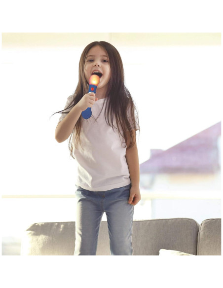 Micrófono Infantil Lexibook Patrulla Canina con Luz y Altavoz