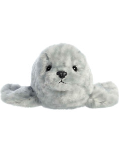 Peluche Foca de Puerto Aurora Mini Flopsie 20 cm Gris 2