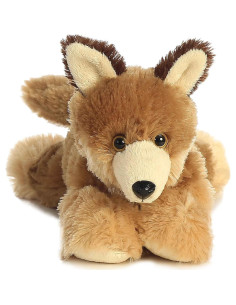 Peluche Clever Coyote Aurora Mini Flopsie 20 cm Marrón 2