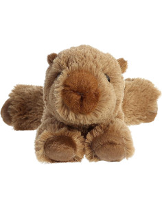 Peluche Aurora Mini Flopsie Charlie Capibara 10 cm Marrón 2