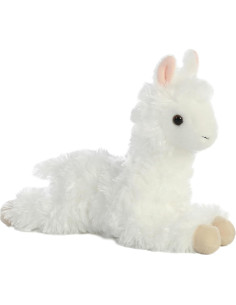 Peluche Alpaca Ansy Aurora Mini Flopsie 22 cm Blanco 2