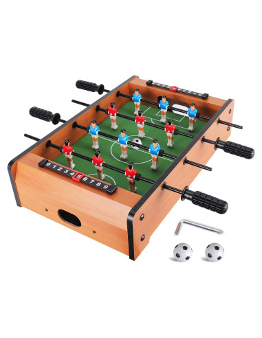Mesa de Futbolín Mini WIN.MAX 52x31 cm para Niños y Adultos