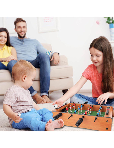 Mesa de Futbolín Mini WIN.MAX 52x31 cm para Niños y Adultos