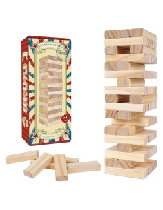 Juego de Apilamiento GOTHINK 54 Piezas de Madera