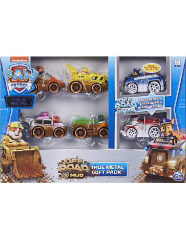 Vehículos PAW Patrol Spin Master Paquete Off-Road 6 Piezas