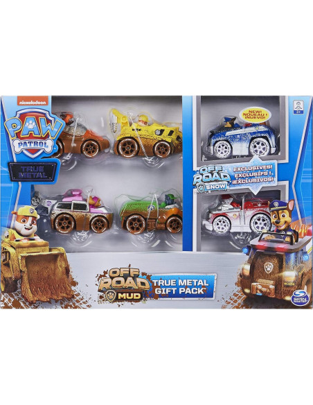 Vehículos PAW Patrol Spin Master Paquete Off-Road 6 Piezas
