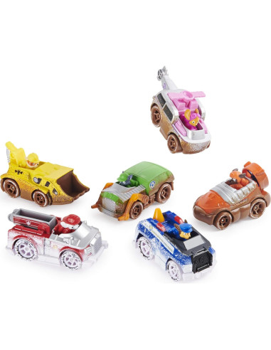 Vehículos PAW Patrol Spin Master Paquete Off-Road 6 Piezas