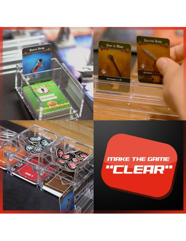 Soporte de Juego de Cartas Mini BoardM | Paquete de 4