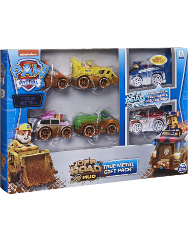 Vehículos PAW Patrol Spin Master Paquete Off-Road 6 Piezas