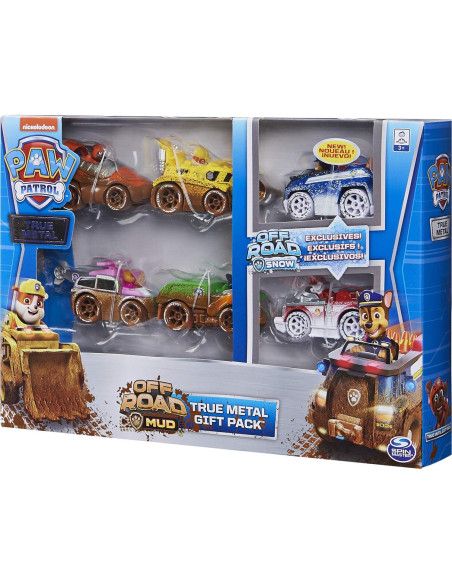 Vehículos PAW Patrol Spin Master Paquete Off-Road 6 Piezas