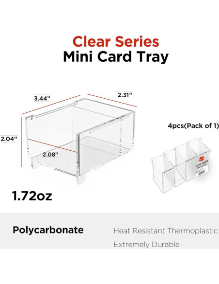 Soporte de Juego de Cartas Mini BoardM | Paquete de 4