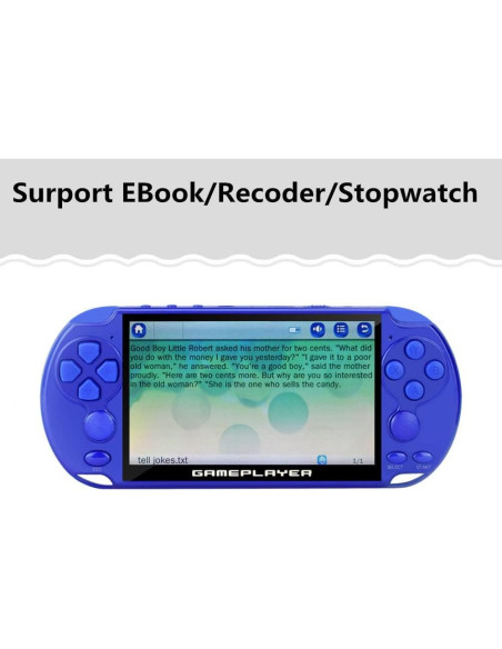 Consola de Videojuegos Portátil JXD 5.1" 7500 Juegos Retro