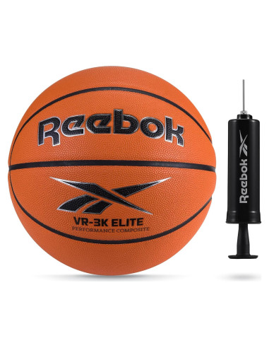 Balón de Baloncesto Reebok Hi Vis 24.19 cm Cuero Sintético