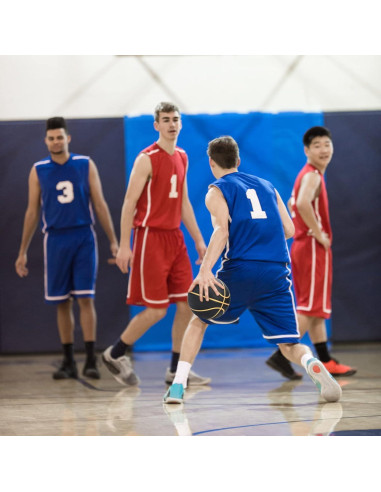 Balón de Baloncesto Tamaño 5 Dakapal Goma Negro y Dorado