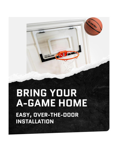 Aro de Baloncesto Mini SKLZ Pro - Montaje en Puerta - Incluye Balón