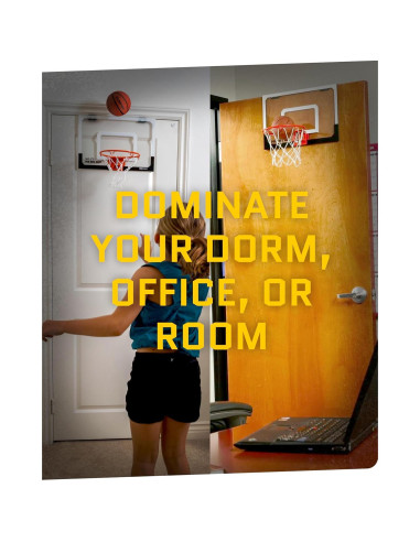 Aro de Baloncesto Mini SKLZ Pro - Montaje en Puerta - Incluye Balón