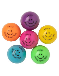 Mini Bolas Rebotadoras Religiosas Fun Express 48 Piezas