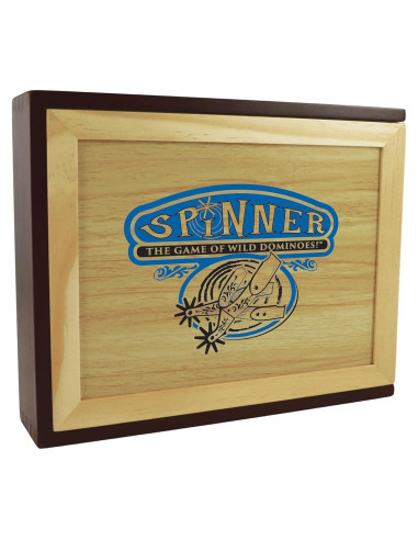 Juego de Dominó Spinner Front Porch Classics en Estuche Madera