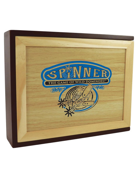 Juego de Dominó Spinner Front Porch Classics en Estuche Madera