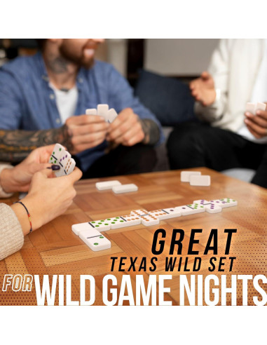 Juego de Dominó Spinner Front Porch Classics en Estuche Madera