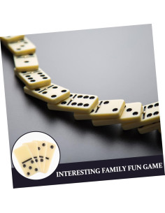 Juego de Dominó Toddmomy 3,91x1,91 cm para Fiestas 2