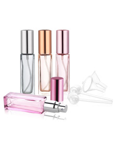 Botella de Perfume de Viaje YOCASII 10ml Rellenable 4PCS