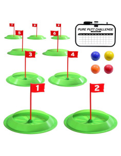 Juego de Mini Golf GoSports Desafío de Putt Puro - 9 Hoyos