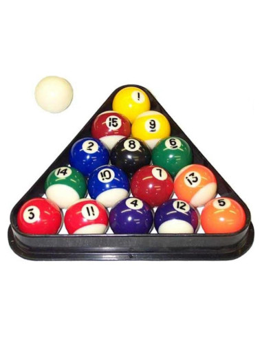 Juego de Bolas de Billar Mini Trademark Poker 1.5"