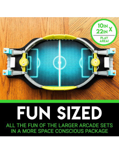 Juego de Fútbol de Mesa Franklin Sports - Mini Futbolín LED 2