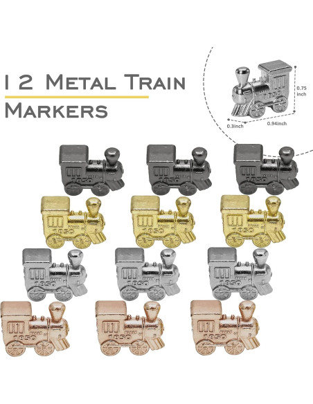 Juego de Accesorios Dominó Tren Mexicano Plusvivo