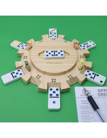 Juego de Accesorios Dominó Tren Mexicano Plusvivo