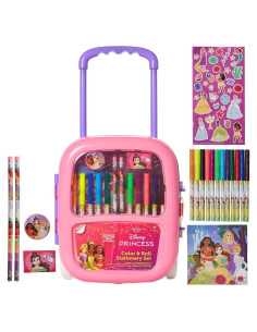 Juego de Colorear Princesas Disney con Estuche Rodante
