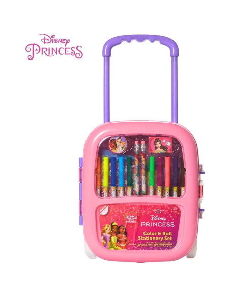 Juego de Colorear Princesas Disney con Estuche Rodante