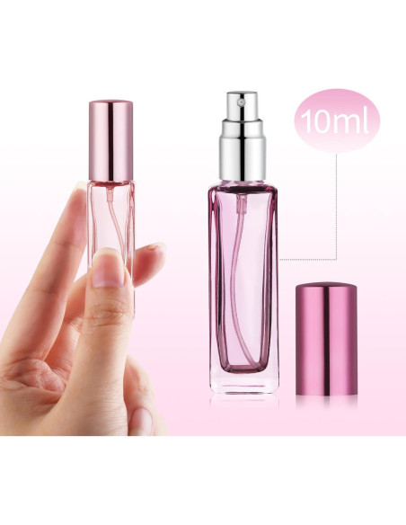 Botella de Perfume de Viaje YOCASII 10ml Rellenable 4PCS Botella de Perfume de Viaje YOCASII 10ml Rellenable 4PCS