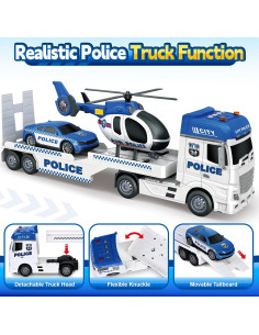 Camión de Policía BSTOYDER 63.5 cm con Luces y Sonidos 2