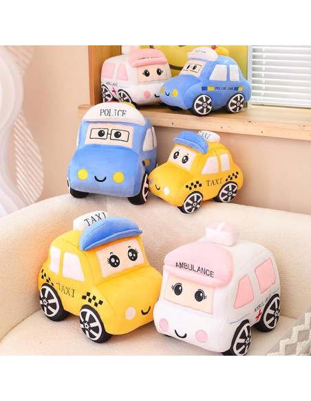 Almohada de Peluche Autobús Escolar XIYUAN 28x18x15cm