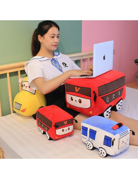 Autobús Escolar de Peluche XIYUAN 27x17 cm Suave y Abrazable