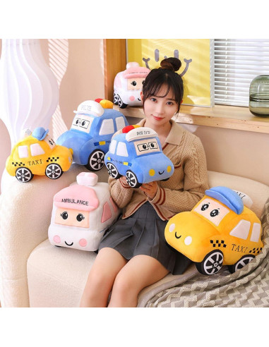 Almohada de Peluche Autobús Escolar XIYUAN 28x18x15cm