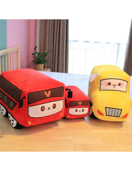 Autobús Escolar de Peluche XIYUAN 27x17 cm Suave y Abrazable