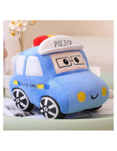 Autobús de Peluche XIYUAN Coche Policía 27.9x17.8 cm