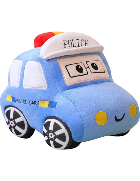 Autobús de Peluche XIYUAN Coche Policía 27.9x17.8 cm