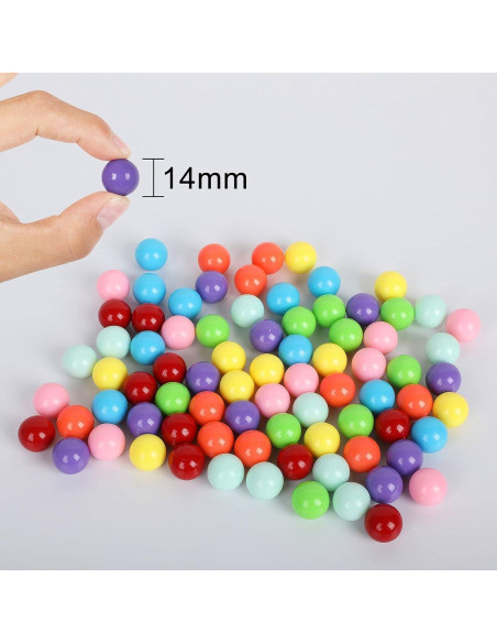 80 Bolas de Repuesto para Damas Chinas Witlans 14mm Acrílico