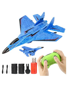 Avián RC NEWFATE F22 Inalámbrico 2CH con Luces LED