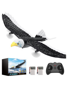 Avión RC DEERC Águila 2.4GHz con Giroscopio y 2 Baterías