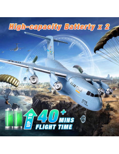Avián RC AIGIMU C-17 2CH Listo para Volar 40 min 2
