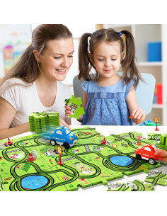 Juego de Puzle de Pista de Carreras Beby Buty 48 Piezas 2