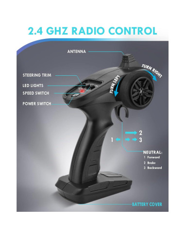 Barco RC AlphaRev R308MINI 32 km/h con Estuche