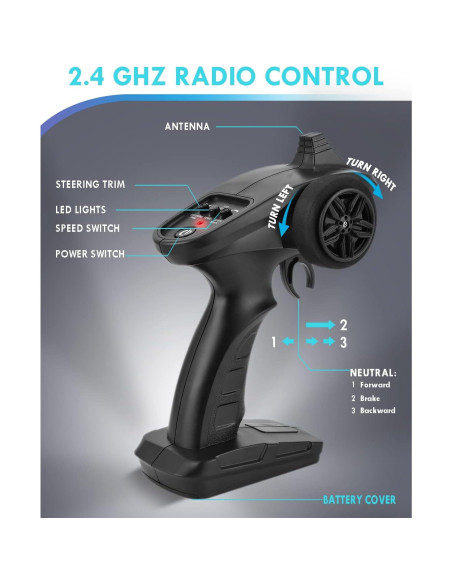 Barco RC AlphaRev R308MINI 32 km/h con Estuche